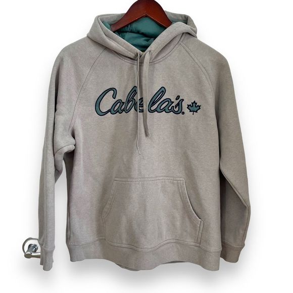 Cabela's Other - Cabelas light gray long sleeve drawstring hood size extra large